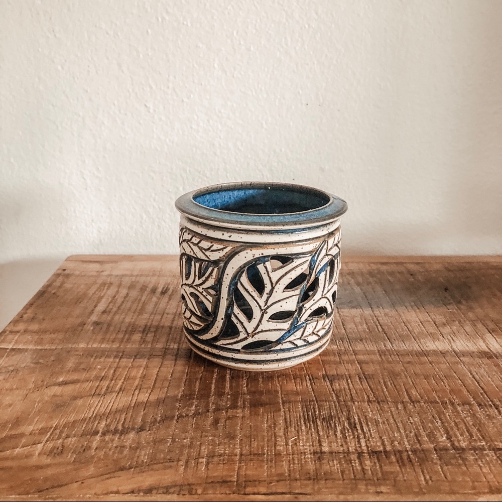 Vintage Ceramic Candle Holder
